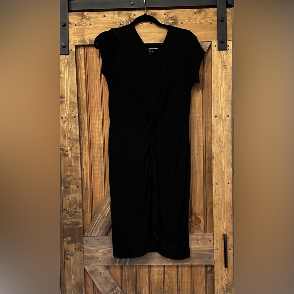 Maurices Classic Black Twist Design Dress